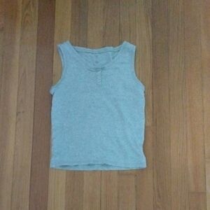 Kids Gray Sleeveless Top